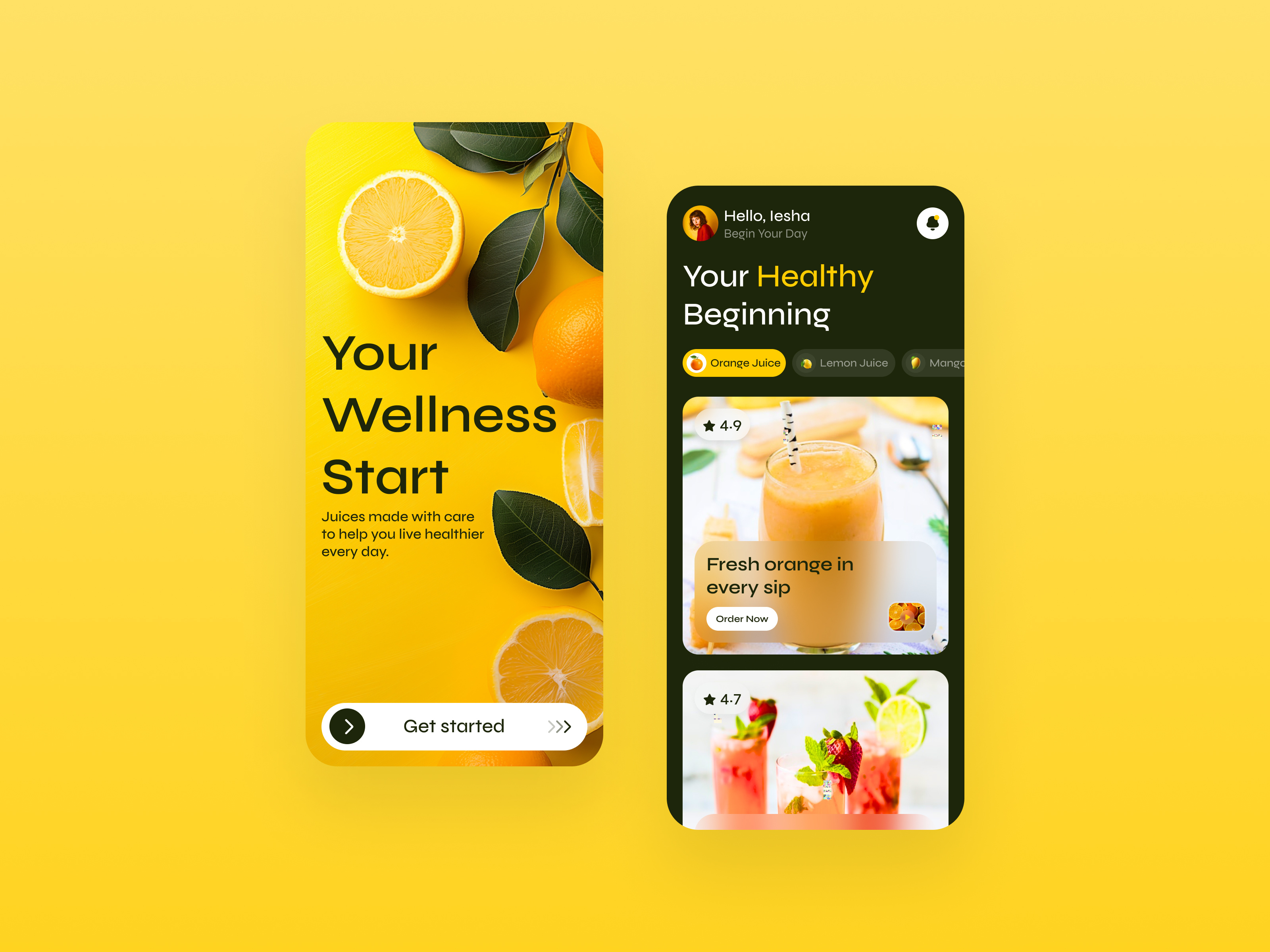 Juice App Concept app app design design dribbble figma figma design figma designer juice app layout typography ui ui design ui inspiration uiinspiration ux ux design ux inspiration uxui