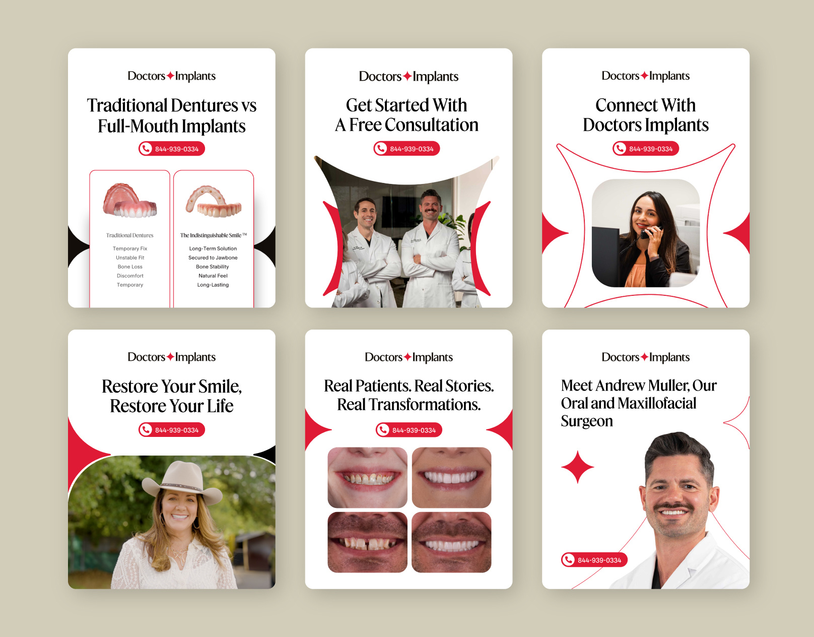 Dental Health Care Social Media Post Design – Doctors' Implants branding clinicmarketing dentalhealthcare dentalimplants design dribbble dribbbledesign graphic design healthcarebranding illustration instagrampostdesign medicaldesign moderndesign printdesign socialmediapostdesign