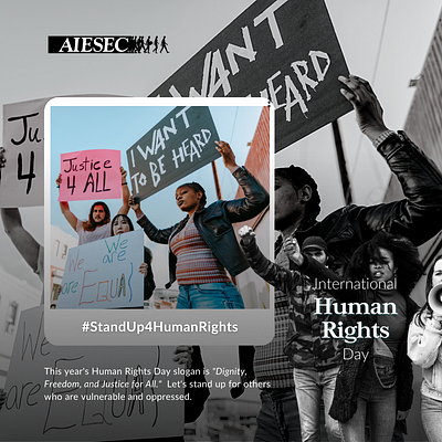 International Human Rights Day graphic design