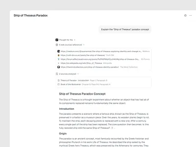 Nova - AI Chatbot Response ai chat chatbot clean conversational design light llm interface loading microcopy morva morva labs neutral product design productivity response saas thinking state ui web app