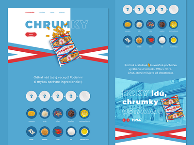 Chrumky · Landing page