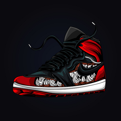 Monster Sneaker ai design graphic design illustration logo vector