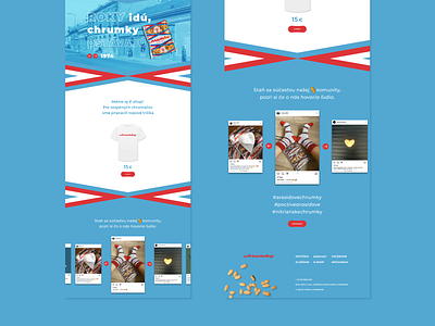 Chrumky · Landing page