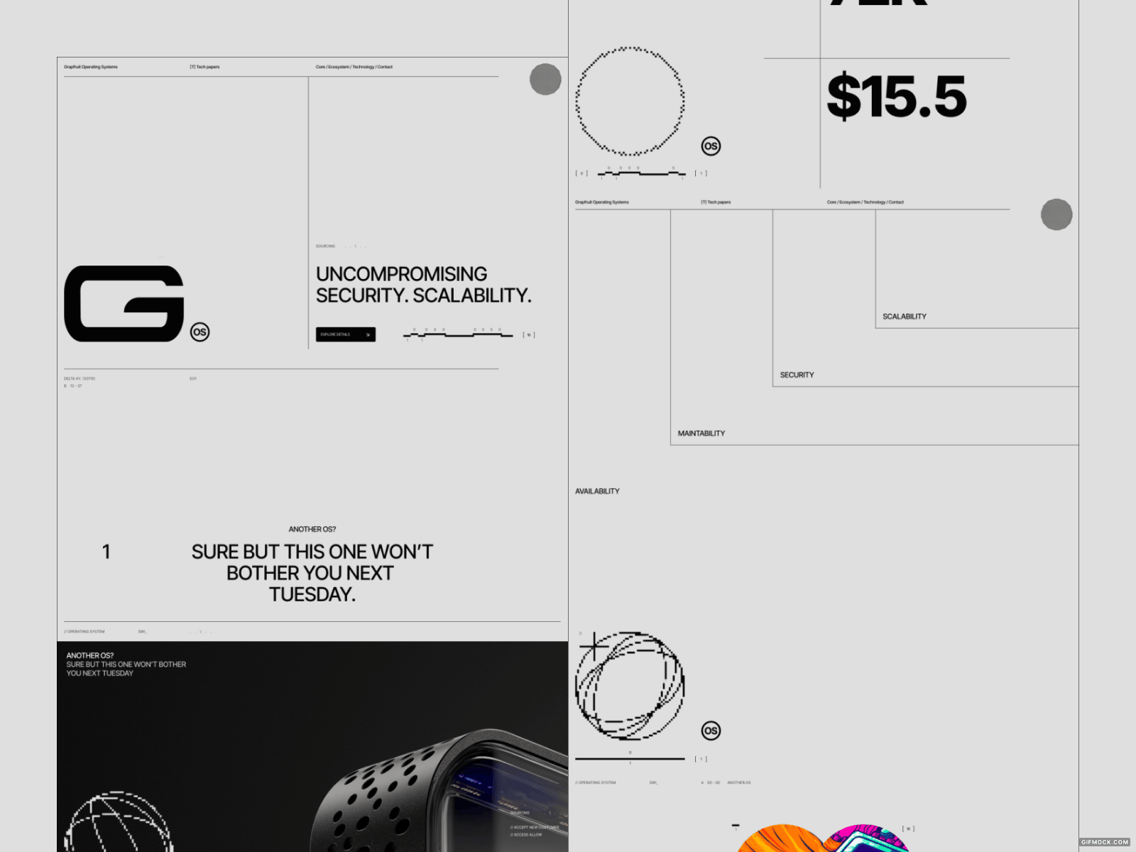 G - Style exploration exploration landing page style tech