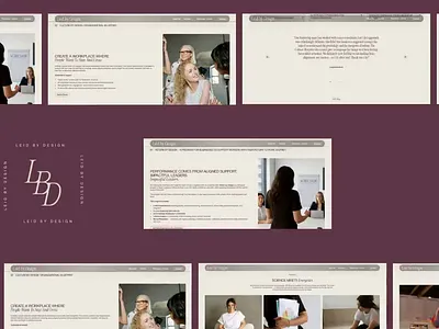 Leid By Design (Webflow + Relume) aesthetic design frosted frostedglass graphic design minimilistic relume responsive ui webflow