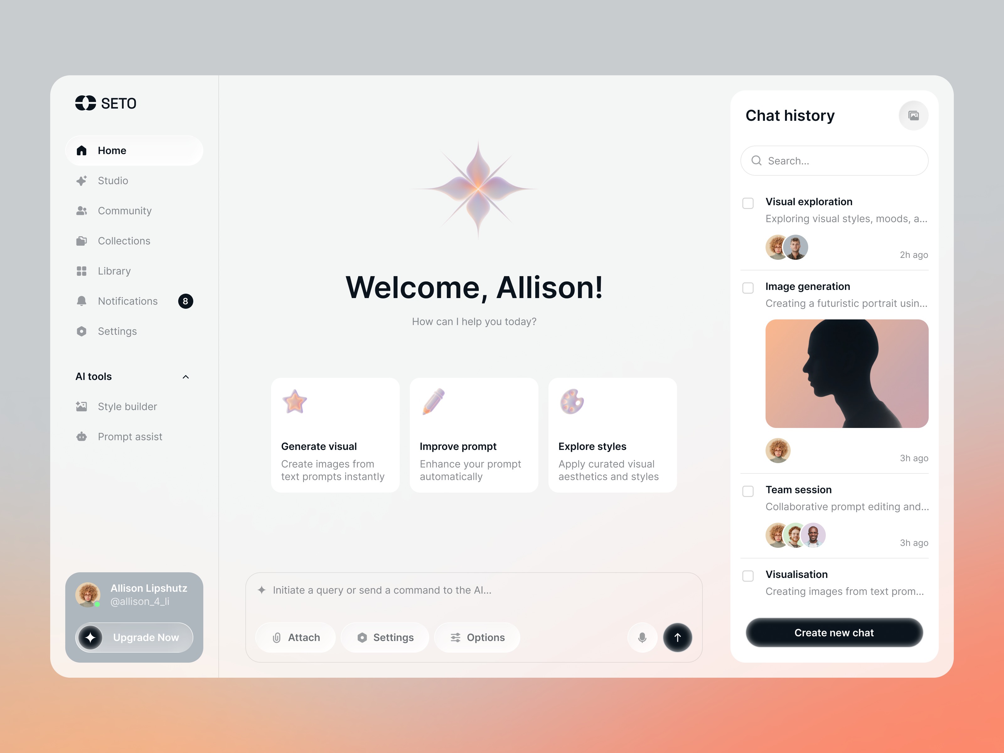 Example of Platform for an AI Product ✦ Seto