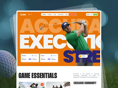 Golf Course Website Design UI/UX | Tee Times & Membership golf club member portal website golf club web design services golf club website design golf club website developer golf course web design golf course web design company golf course website design golf course website development golf event booking landing page golf membership website design golf pro shop ecommerce website golf tee time booking website golf website designer website redesign for golf course woocommerce pro shop setup