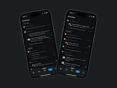 Activity Screen Templates {Notification Alert} activity activity screen alert app design mobile notification ui uxdesign