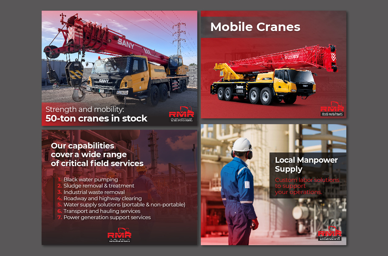 RMR (Reliable Machinery Rentals) adobe creative suit ads branding design graphic design graphic designer photoshop socialmedia