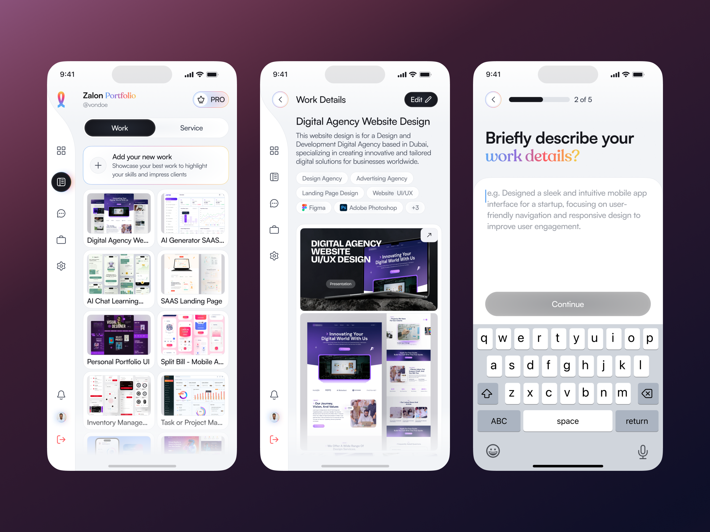 Example of Mobile App UI/UX Design (10/15 Pages)