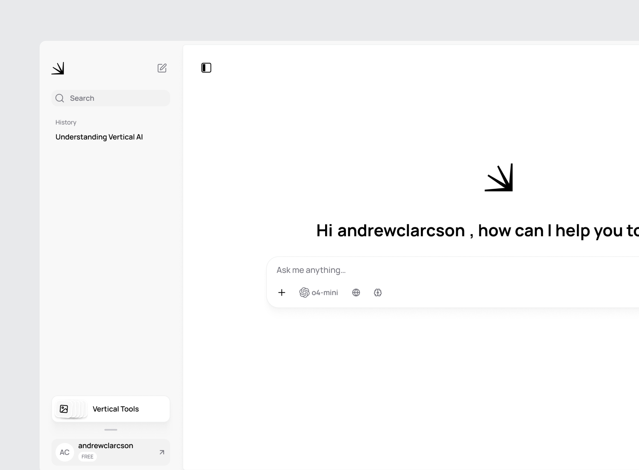 Vertical Stream app clean design simple ui ux