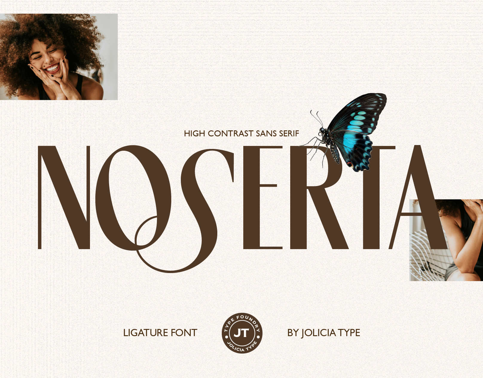 Noserta | Modern Sans | Free To Try branding clean modern font contemporary editorial font elegant elegant sans fashion feminime sans free font freebies headline font high contrast ligature font logo font luxury font minimalist sans modern sans stylish ligatures unique ligatures wedding font