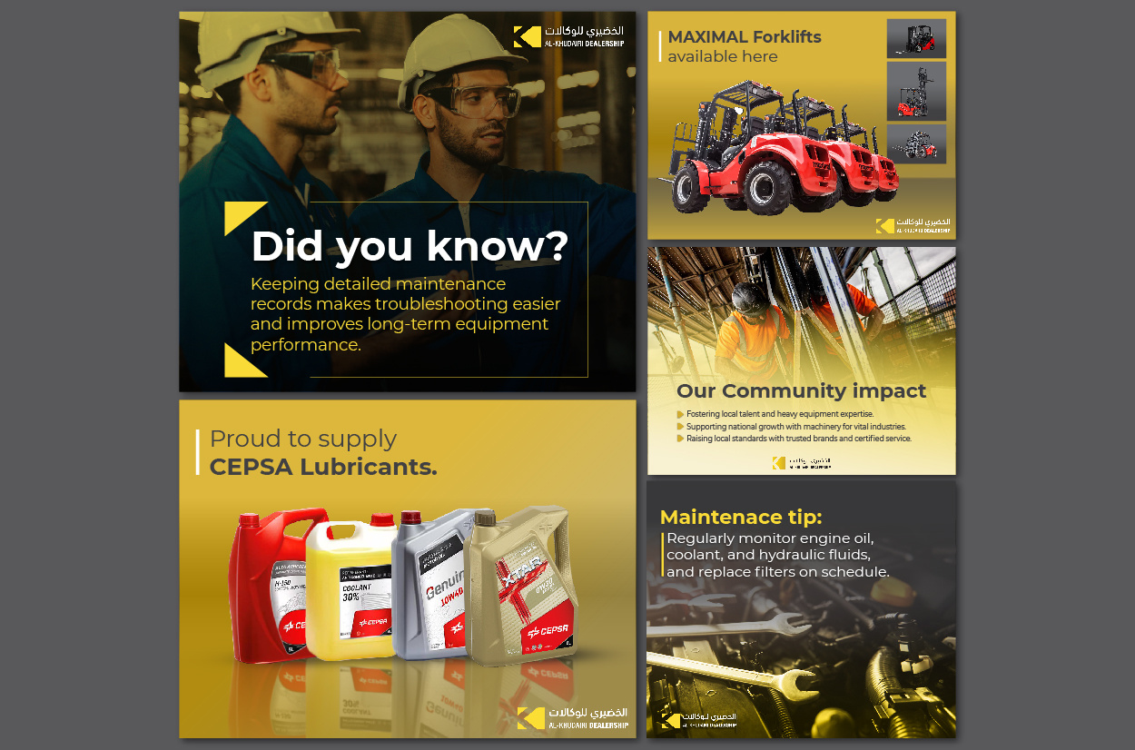 Al-Khudairi Dealership & Rentals adobe adobe creative suit branding design facebook flyer graphic design graphic designer international design photoshop socialmedia