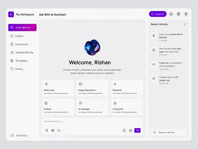 AI Dashboard admin dashboard ai ai assistant ai dashboard app app interfaces app screen app website client dashboard dashboard ui dashboard widgets modern dashboard store dashboard task dashboard task management dashboard tech design tech website web app web dashboard