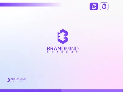 brand mind academy logo app brand logo branding design digita agency logo graphic design graphic design academy logo iconic logo iconic logo design illustration letter b logo logo logo design for clean logo for digital agency logo for mind logo unique minimal logo