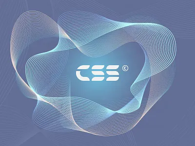 CSS logo workmark code css dev exploration futurism geometric html lettermark lines modular proposal waves web wordmark