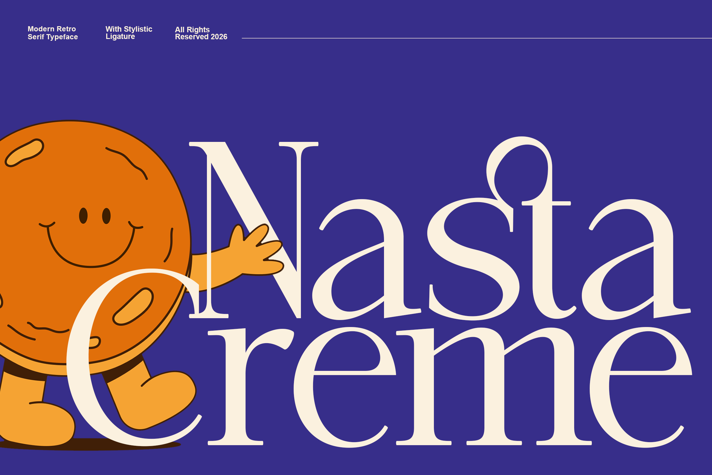 Nasta Creme Typeface brand identity branding branding font business card cafe branding classic font coffee branding creative design custom type graphic design logotype luxury font modern font modern retro packaging retro font serif font typography vintage font visual identity