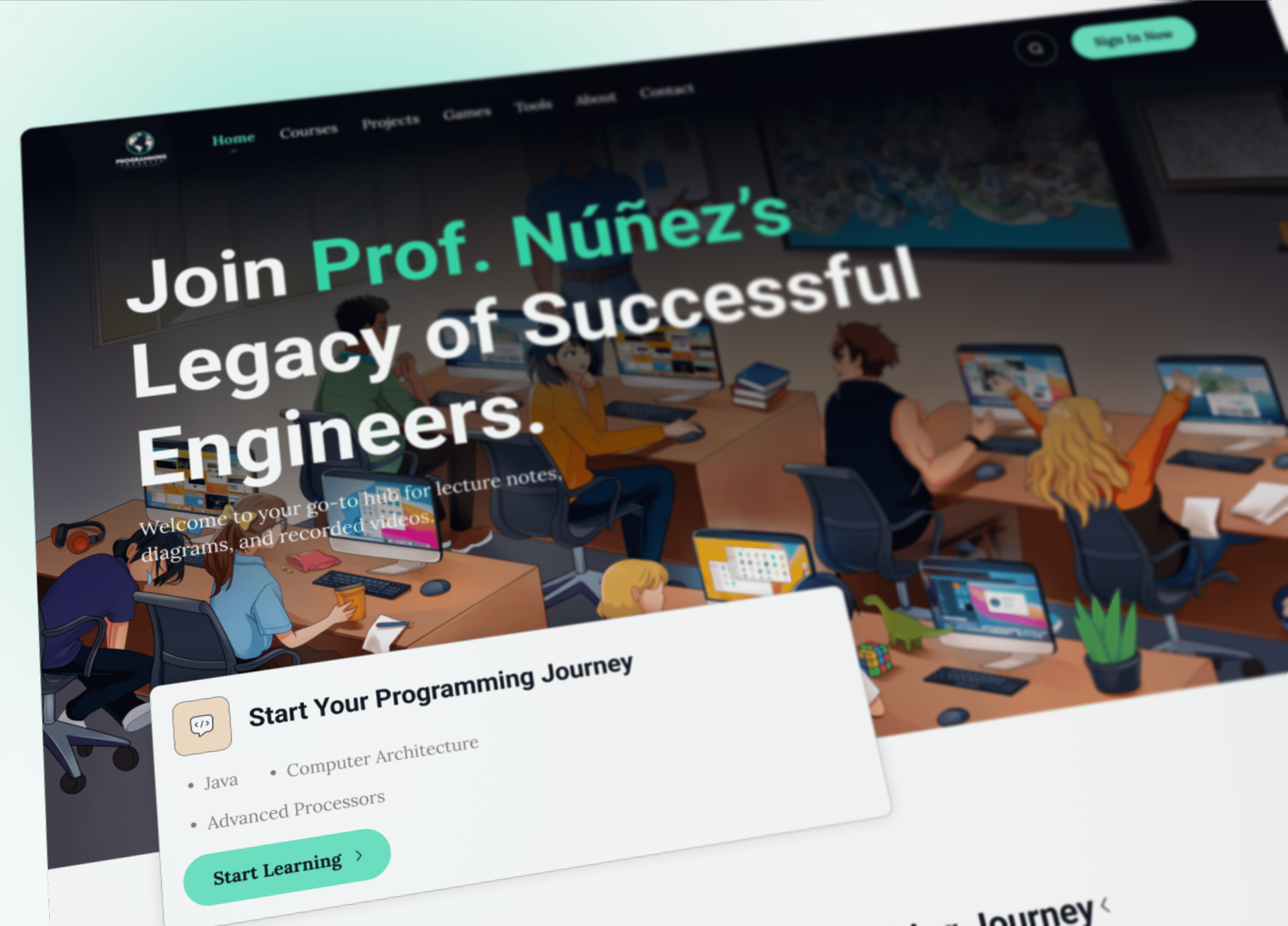 Programming E-Learning website compiler website design e learning website elearning landing professional uiux programming ui programming web trendy design uiux