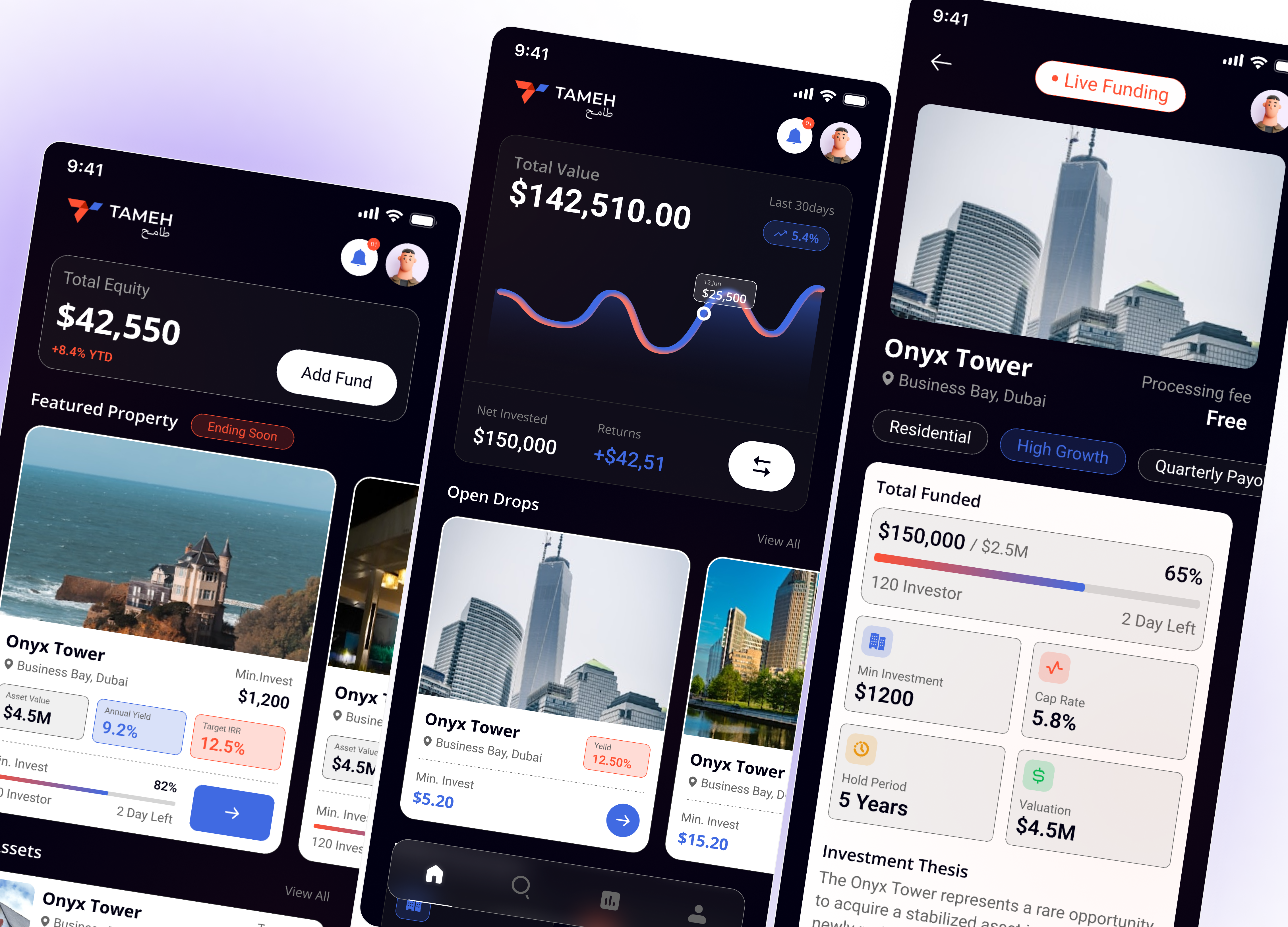 Property Mobile Application app design app uiux design land app uiux property app saas app trendy design uiux
