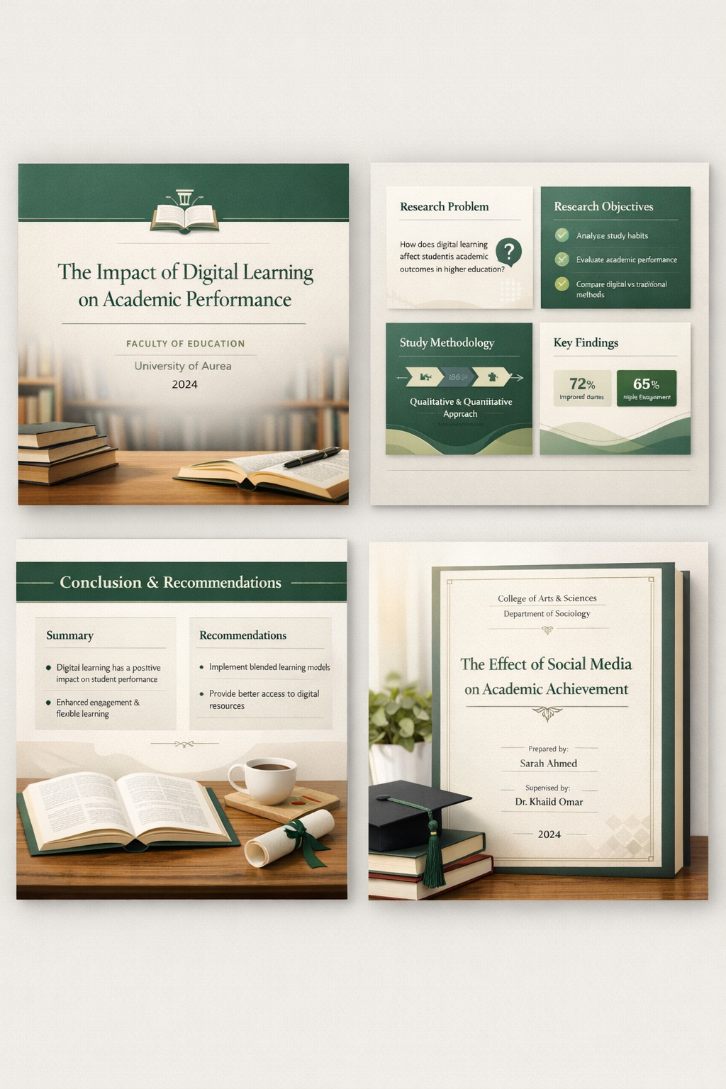 Example of Academic Research & Presentation Design 