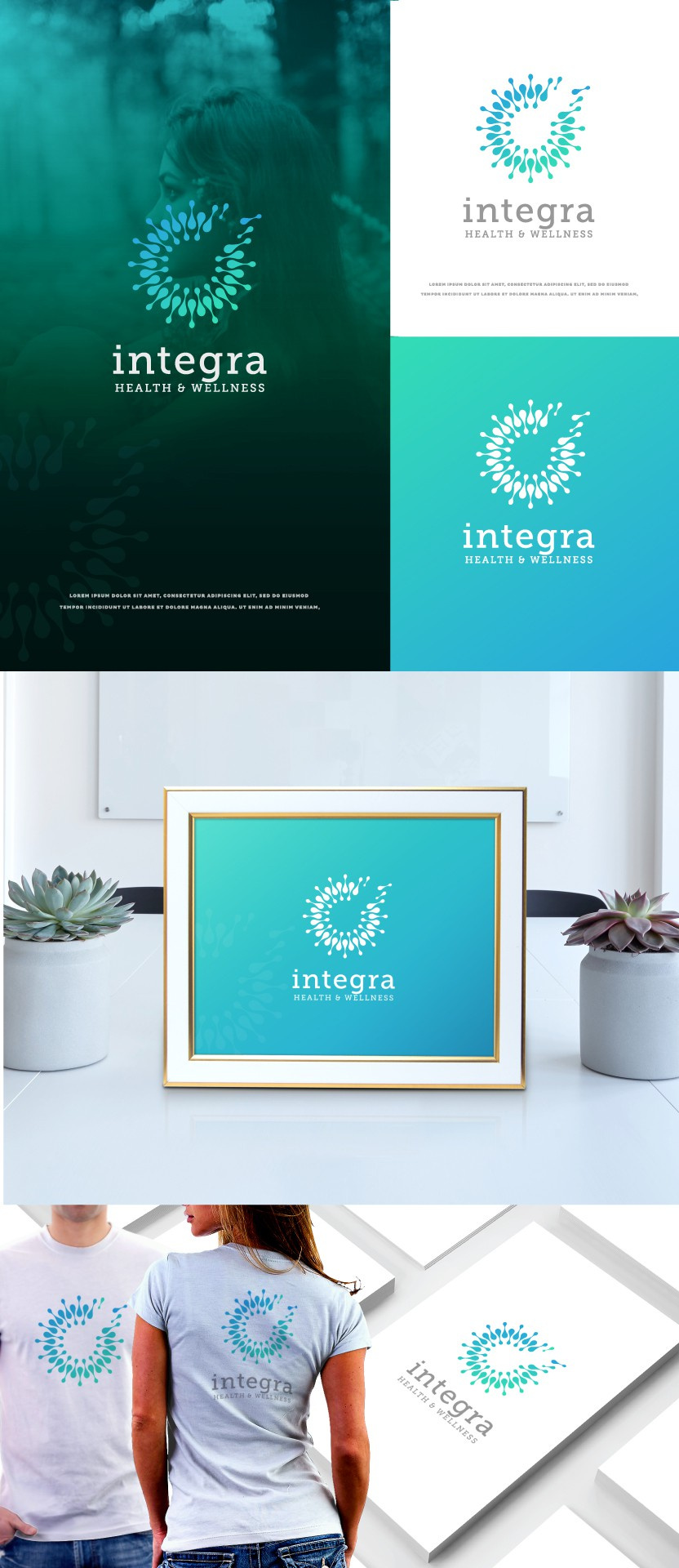 Integra – Modern Health & Wellness Brand Identity Design brandidentity branding creativebranding designinspiration dribbble gradientlogo healthcarebranding logo logodesign minimaldesign modernlogo visualidentity wellnessbrand