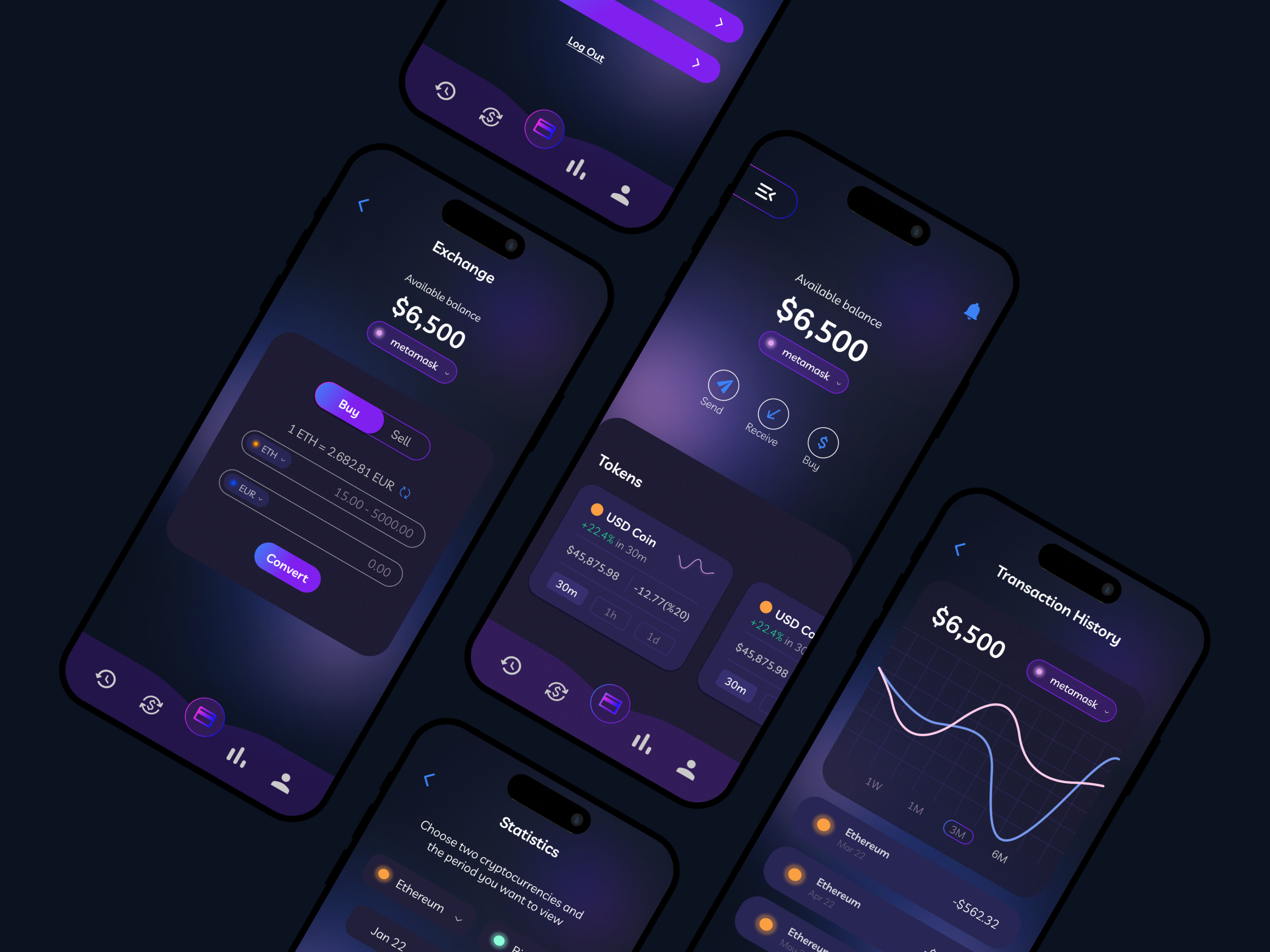 Crypto Wallet & Trading Mobile App UI by Terabit Projects for TERABIT IT on  Dribbble