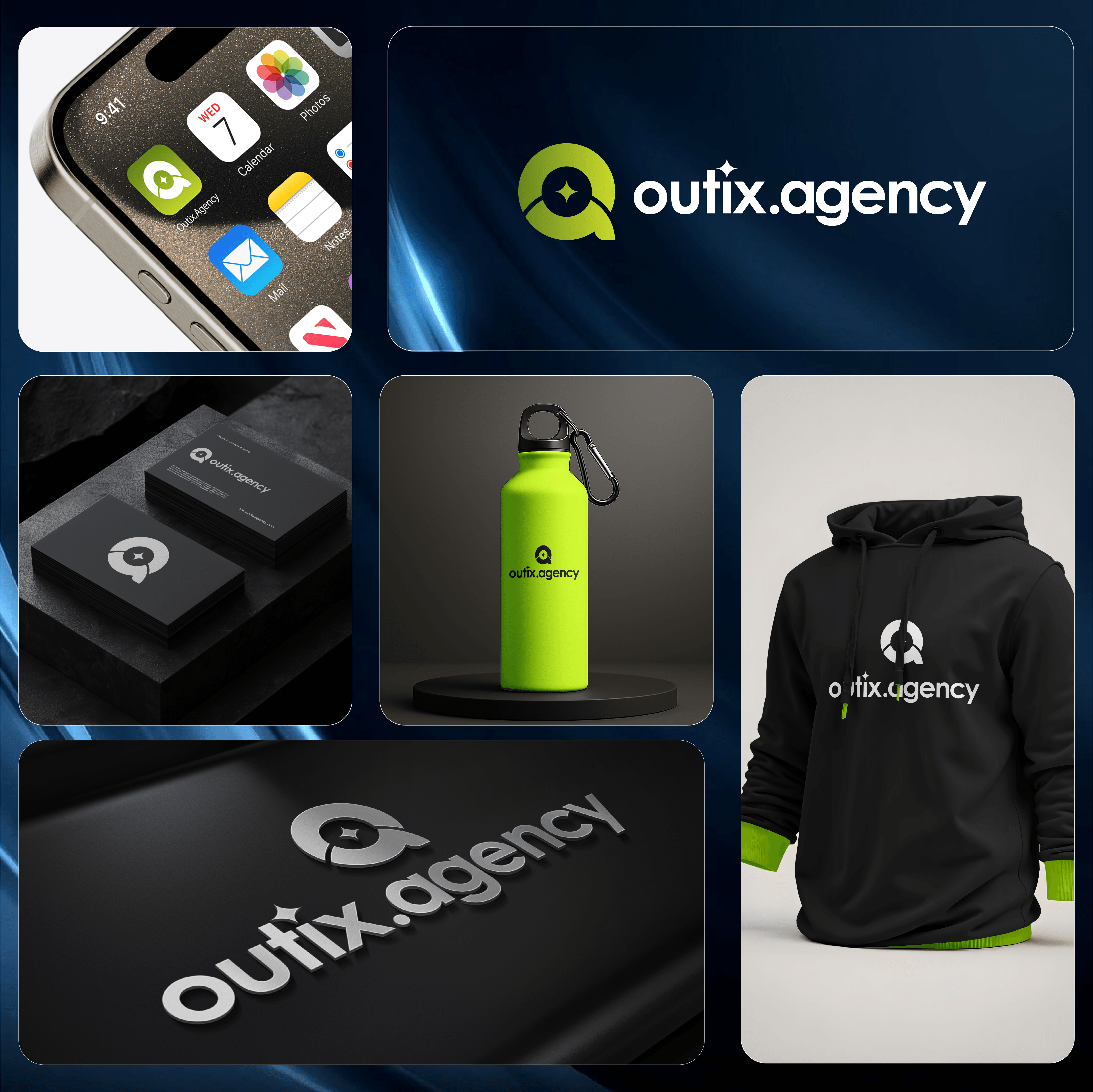 Outix.agency logo logo design logodesigner minimal logo visual identity