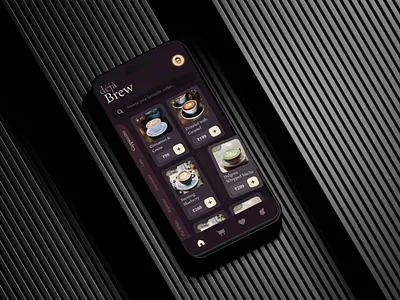 Premium Coffee Ordering App UI — Déjà Brew Experience app ui inspiration cafe ordering app coffee app design coffee brand app consumer app design dark mode app design digital cafe experience dribbble mobile design ecommerce app ui figma mobile design food delivery ui food ordering mobile app high end ui design mobile commerce design modern app aesthetics premium app interface restaurant app ui ui ux case study ui ux design showcase