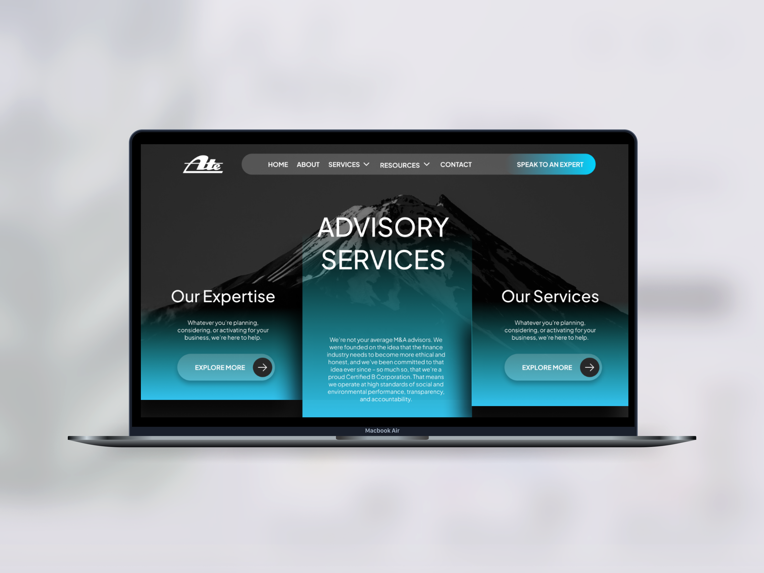 Example of UI/UX Design Website (15 Screens)