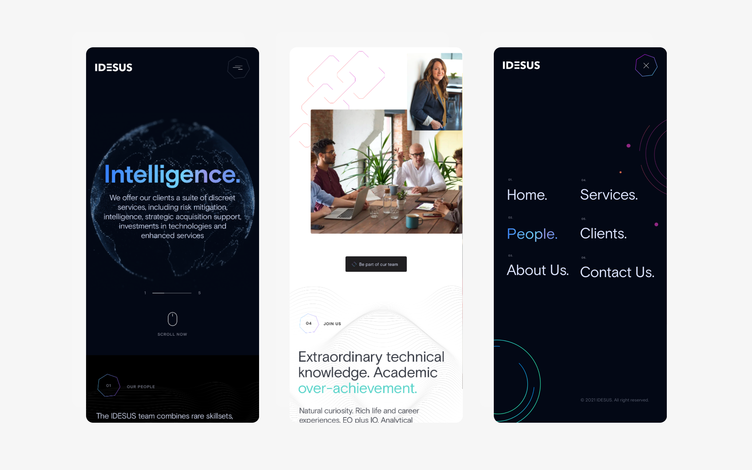 Idesus Web Design branding clean concept creative design illustration layout typography ui ux