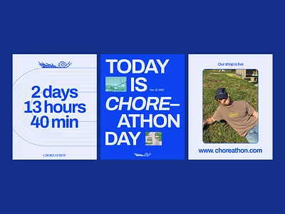 choreathon – social media posts branding illustration instagram social media