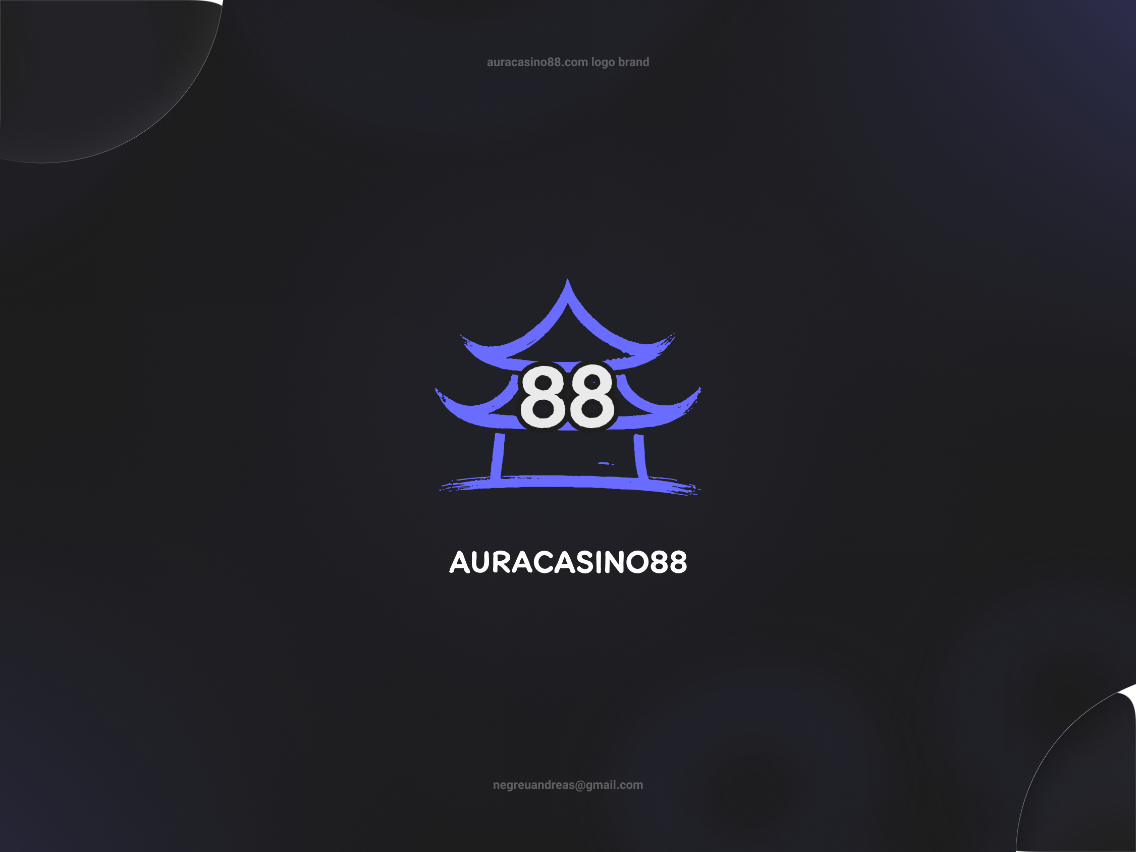 AURACASINO88 branding design gradient graphic design illustration logo smooth vector