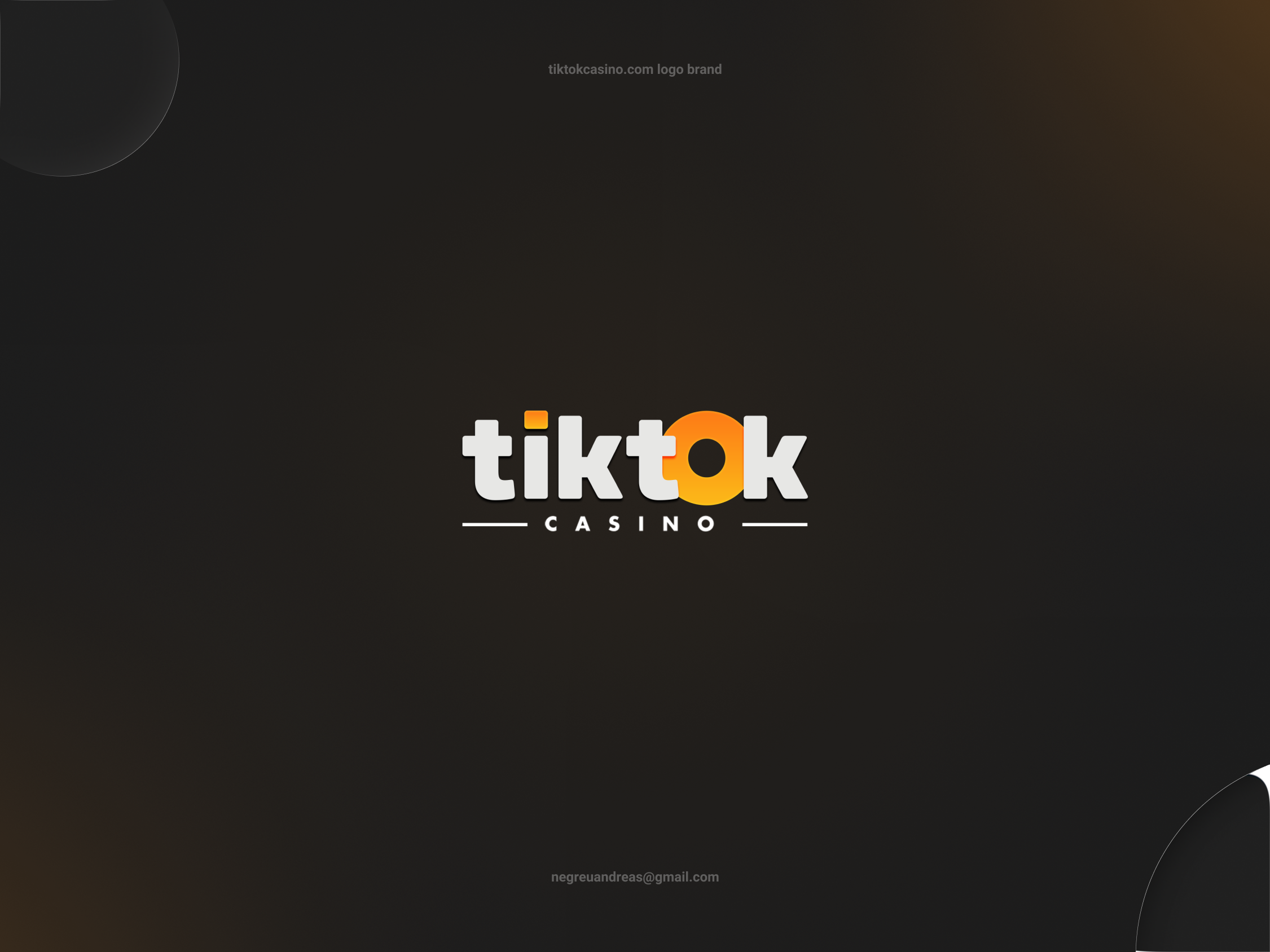 tiktok casino logo branding design flat gradient graphic design illustration logo smooth vector