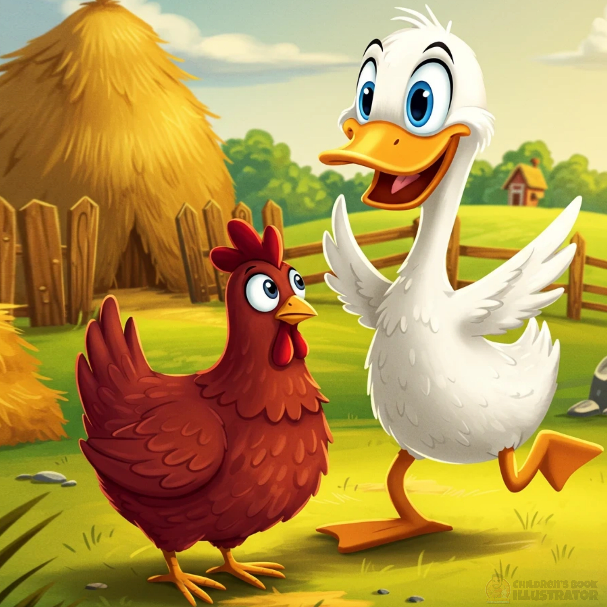 Farmyard Friends – Children’s Book Illustration animal characters book illustration cartoon illustration character design children book art childrens book illustration childrens book illustrator childrens illustration style colorful illustration cute illustration digital illustration fantasy illustration farm illustration illustration for children kids book art kids illustration kids story art picture book illustration storybook illustration storytelling art