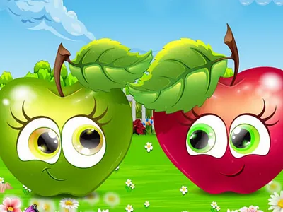 Apple Buddies – Children’s Book Illustration apple character illustration cartoon illustration character design for kids children book art childrens book illustration childrens book illustrator childrens illustration style colorful illustration cute illustration digital illustration educational illustration fantasy illustration fruit character design illustration for children kids book art kids illustration kids story art picture book illustration playful illustration storybook art