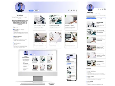 User Profile | Web & Mobile UI Design mobileui ui uidesign userprofile uxdesign uıux webdesign