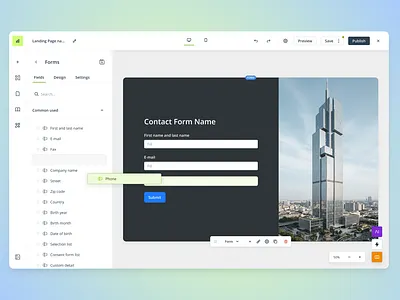 Form Creator – Drag & Drop Simplicity form builder marketingautomation productdesign ui userinterface ux