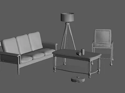 Props WIP 3d asset maya prop