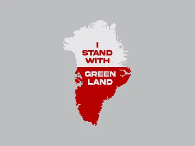 I Stand With Greenland T-Shirt Design adobe illustrator design graphic design print design sticker design t shirt design vector