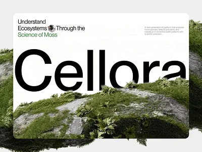 Cellora AI - Moss Analyze AI Website Animation after effect ai ai tools analytics animation design landing page lotie nature plant ui ui design uiux ux design web design website