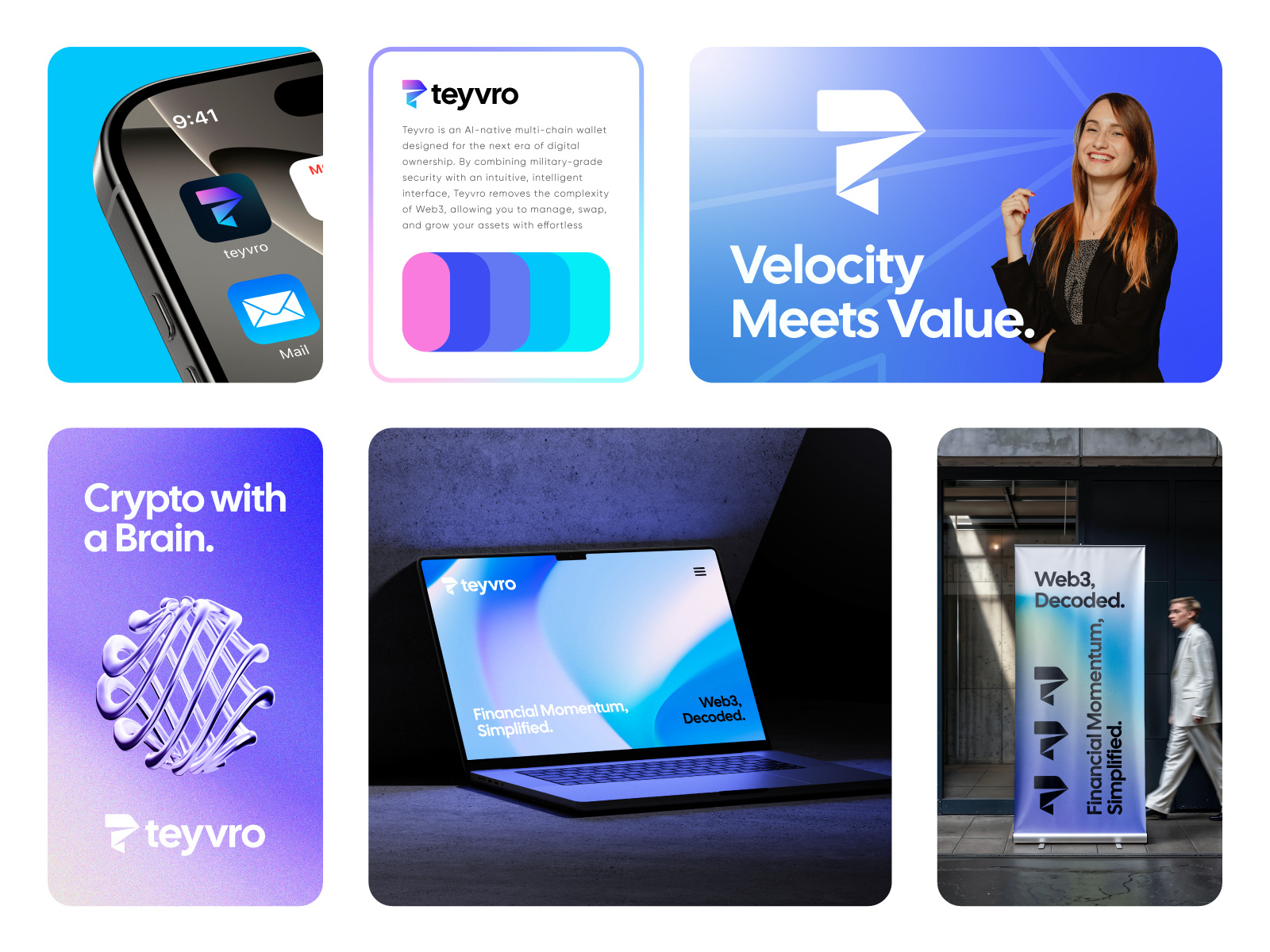 Teyvro - AI-Native Wallet Identity 🧠🚀 by Kakon Ghosh on Dribbble