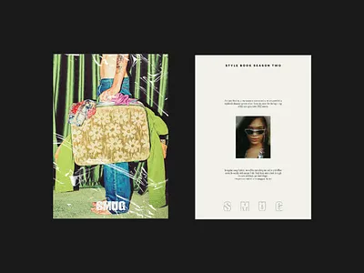 Layout Design art direction brand identity branding clothing editorial editorial design fashion graphic design layout design lookbook lookbook design thrift shop vintage shop