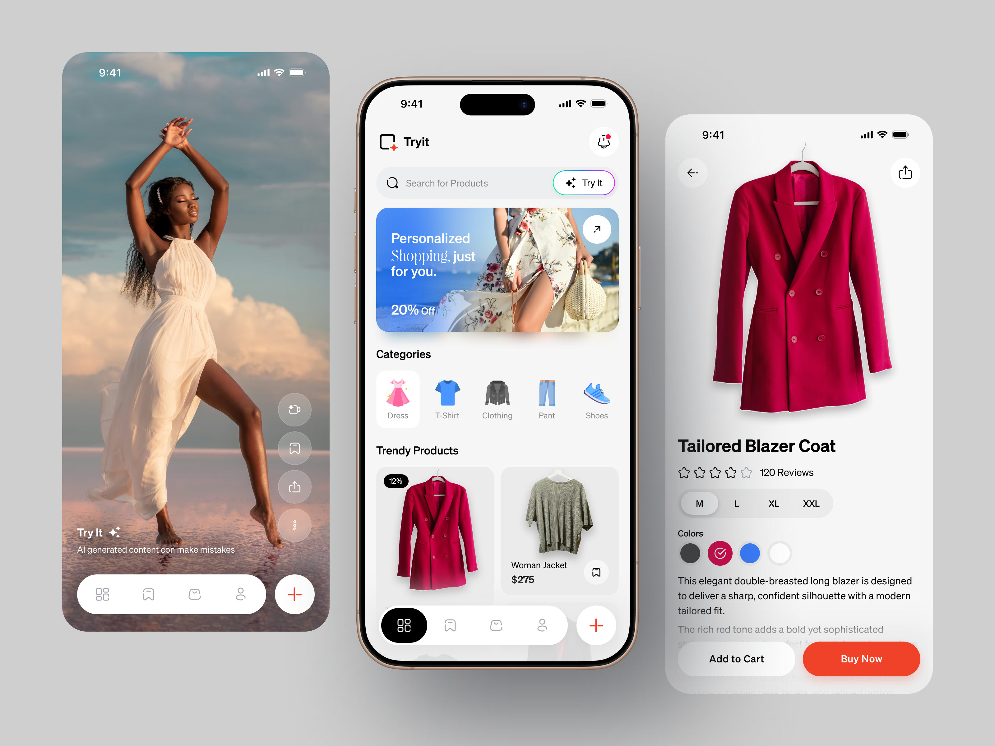 Example of Mobile App UI UX Design Concepts