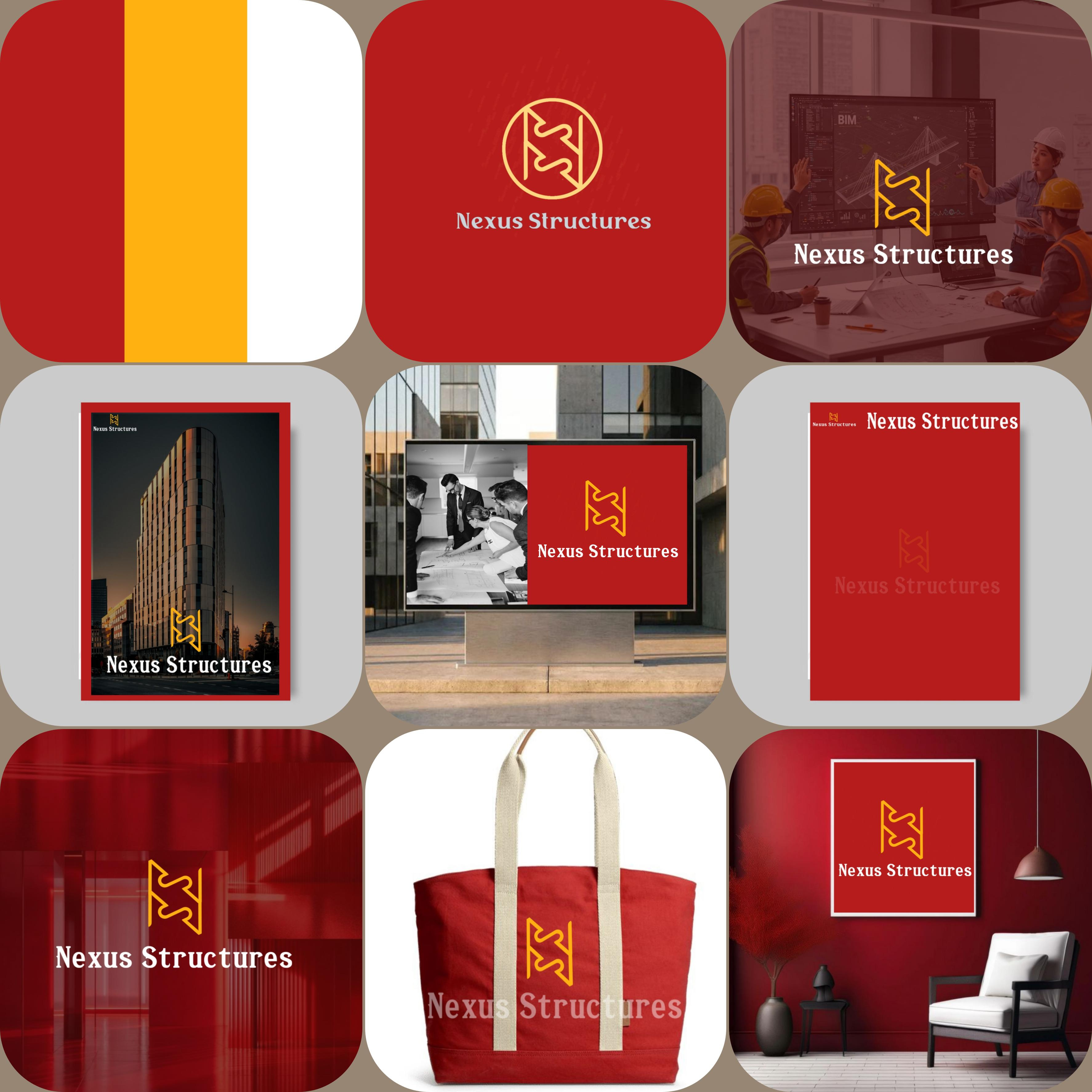 Example of N+S Logo Design For Nexus Structures 
