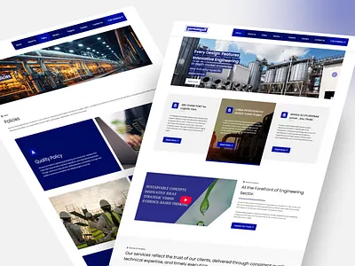 GermanGulf – Industrial Engineering Website UI b2b website branding business website clean design construction website corporate ui corporate website energy sector engineering website industrial design industrial website landing page minimal ui modern website professional website technology website ui design ux design web design website ui