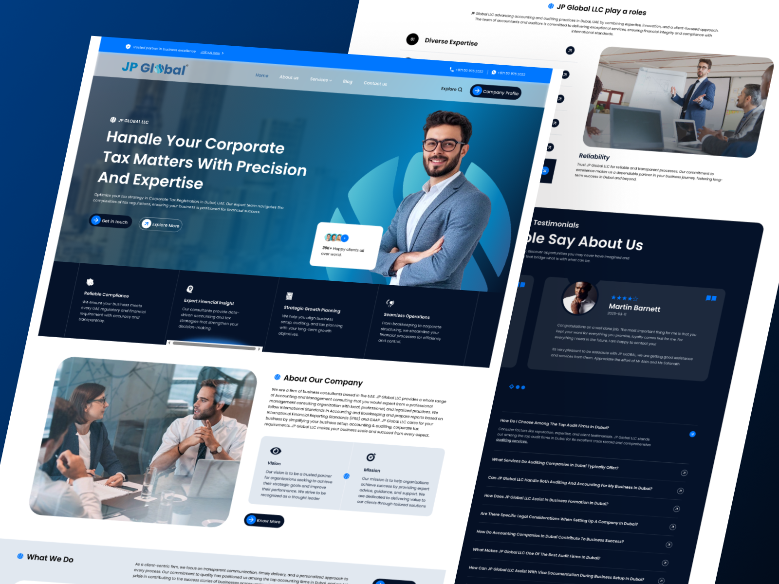 Example of Custom Word Press Design & Development