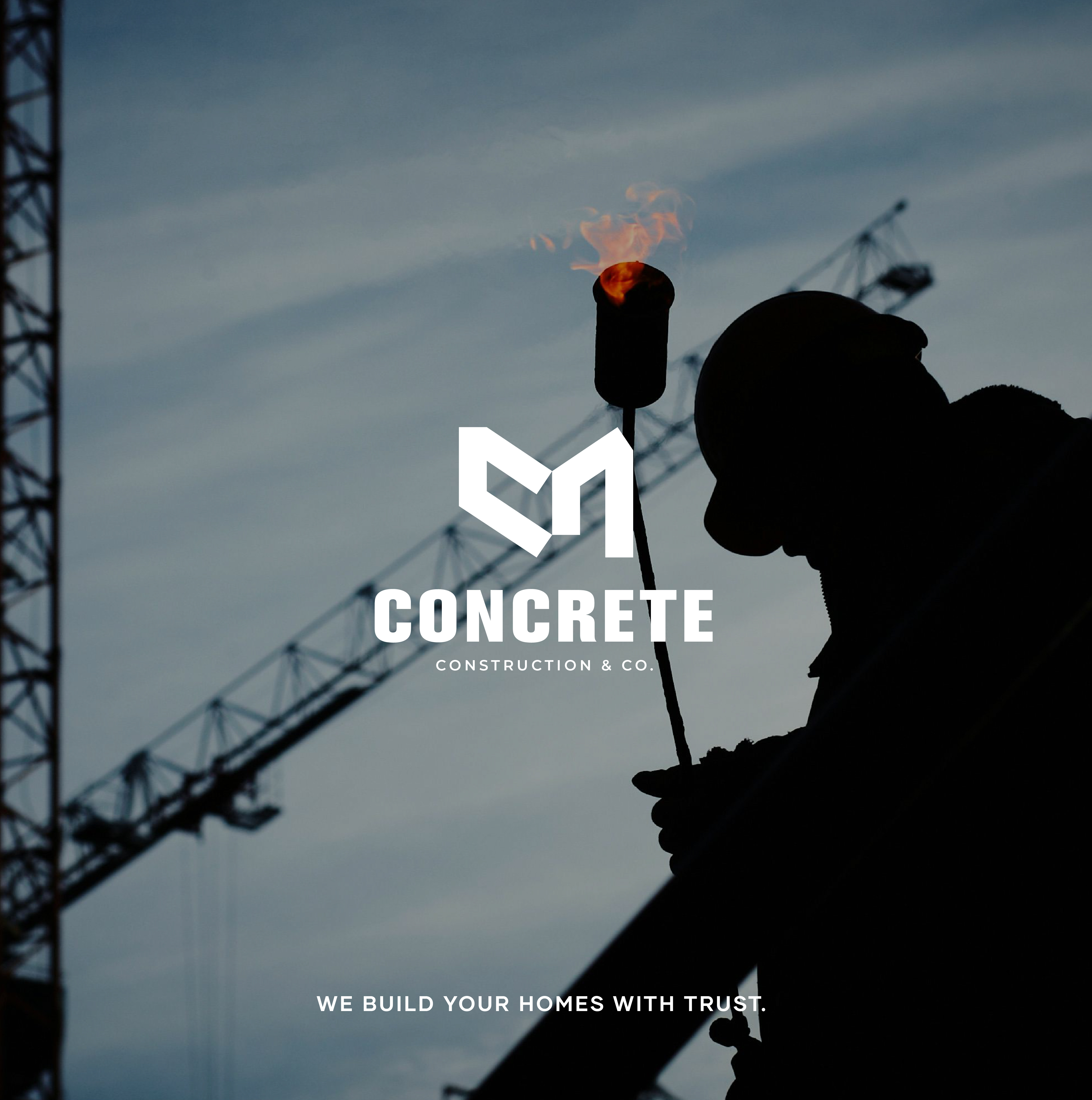 Construction Brand Logo Design 3d animation branding building logo construction logo design graphic design illustration letter c letter logo logo logomark logotype motion graphics property logo real estate logo typography ui vector