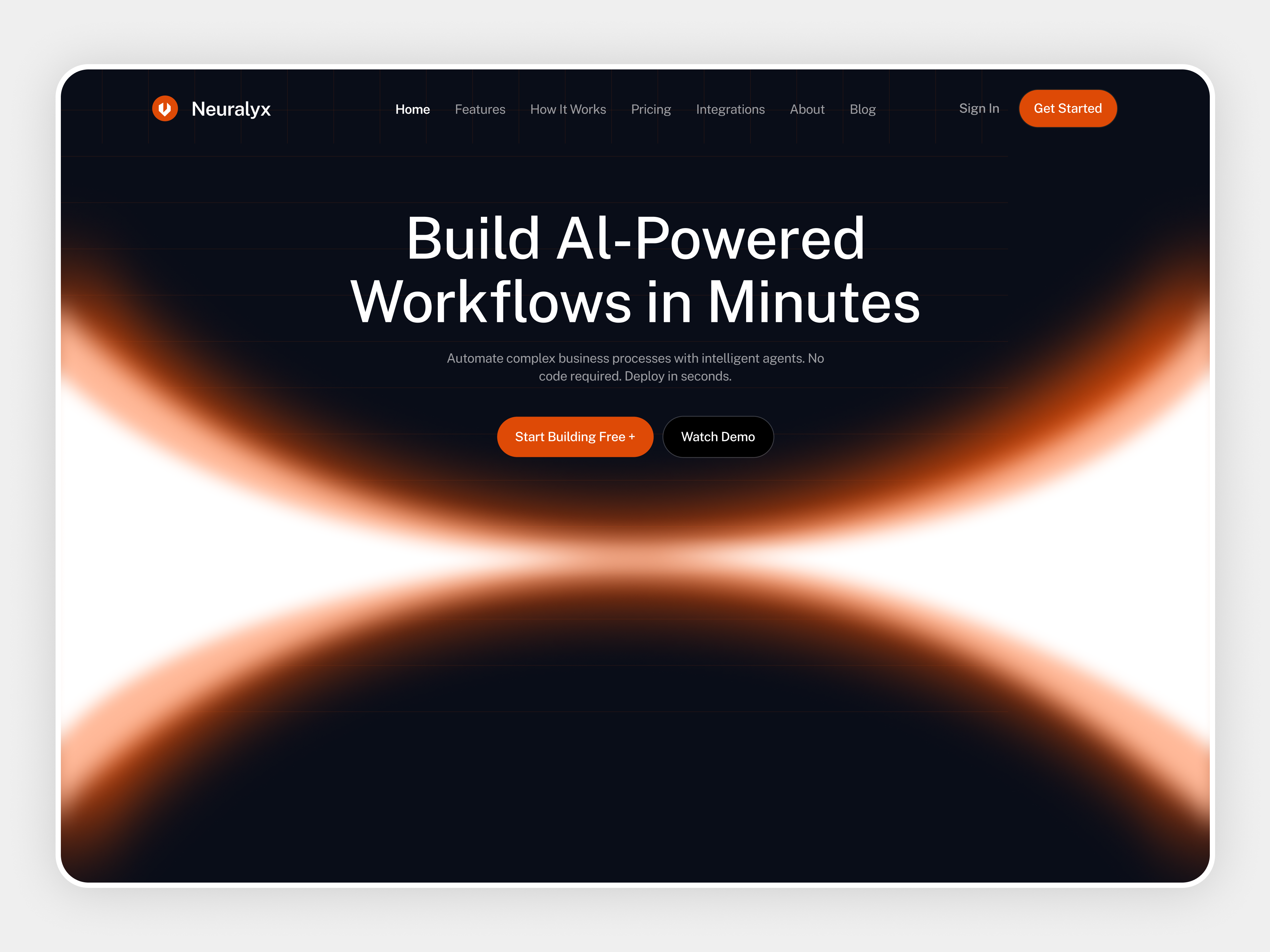 Example of Landing Page Design