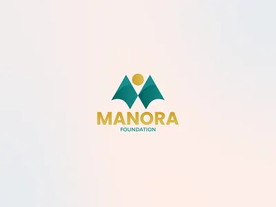MANORA Foundation – Organizational & Institutional Logo Design brand identity design corporate foundation foundation logo human centered logo organizational logo social organization