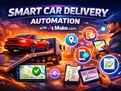Driving Automation: Smart Car Delivery Workflow with make.com automation make automation make integration make.com